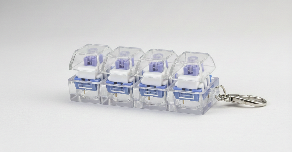 PocketWASD™ | Llavero Fidget Mecánico con Luz LED